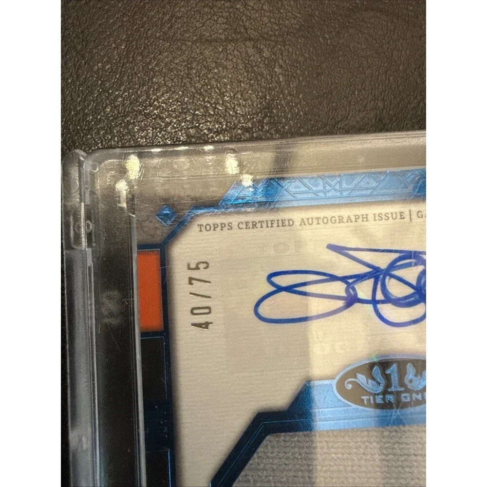 2024 Topps Tier One Jim Palmer /75 Jumbo Auto Relic, Blue Aqua 💥🔥